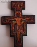 Ikona Krzyż  Franciszkański na stary styl