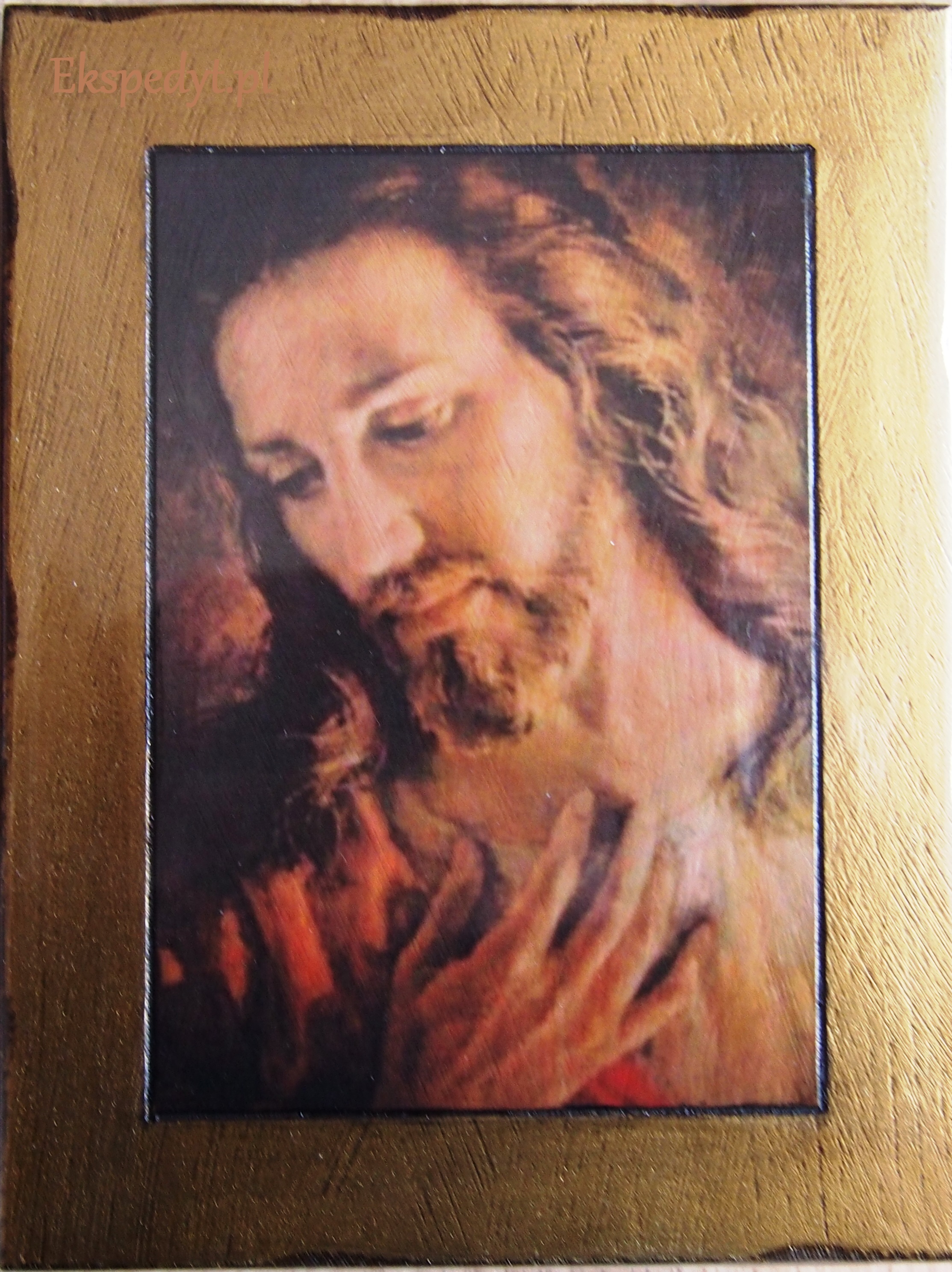 Ikona Oblicze Pana Jezusa zrobione przez br. Elia
