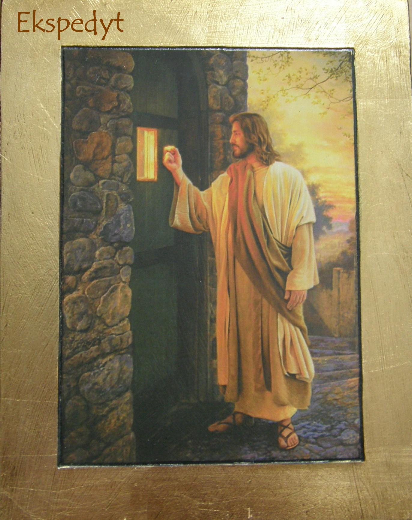 Ikona Pan Jezus puka do drzwi 189