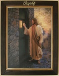 Jezus pukający do drzwi - na płótnie