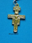 Krzyżyk srebrny Św. Franciszka