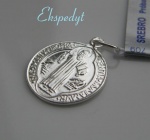 Medalik św. Benedykta - srebro