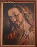 Obraz Oblicze Pana Jezusa zrobione przez br Elia