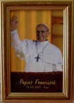 Obrazek z Papieżem Franciszkiem