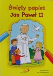 Święty papież Jan Paweł II. Kolorowanka 